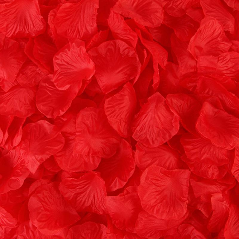1000 Silk Cloth Artificial Rose Petals for Wedding Decorations and Celebrations