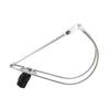 Boat Marine Lifebuoy Ring Horseshoe Bracket Hardware Boat Life Buoy Holder Adjustable Swimming Ring Brackets Rustproof for Yacht