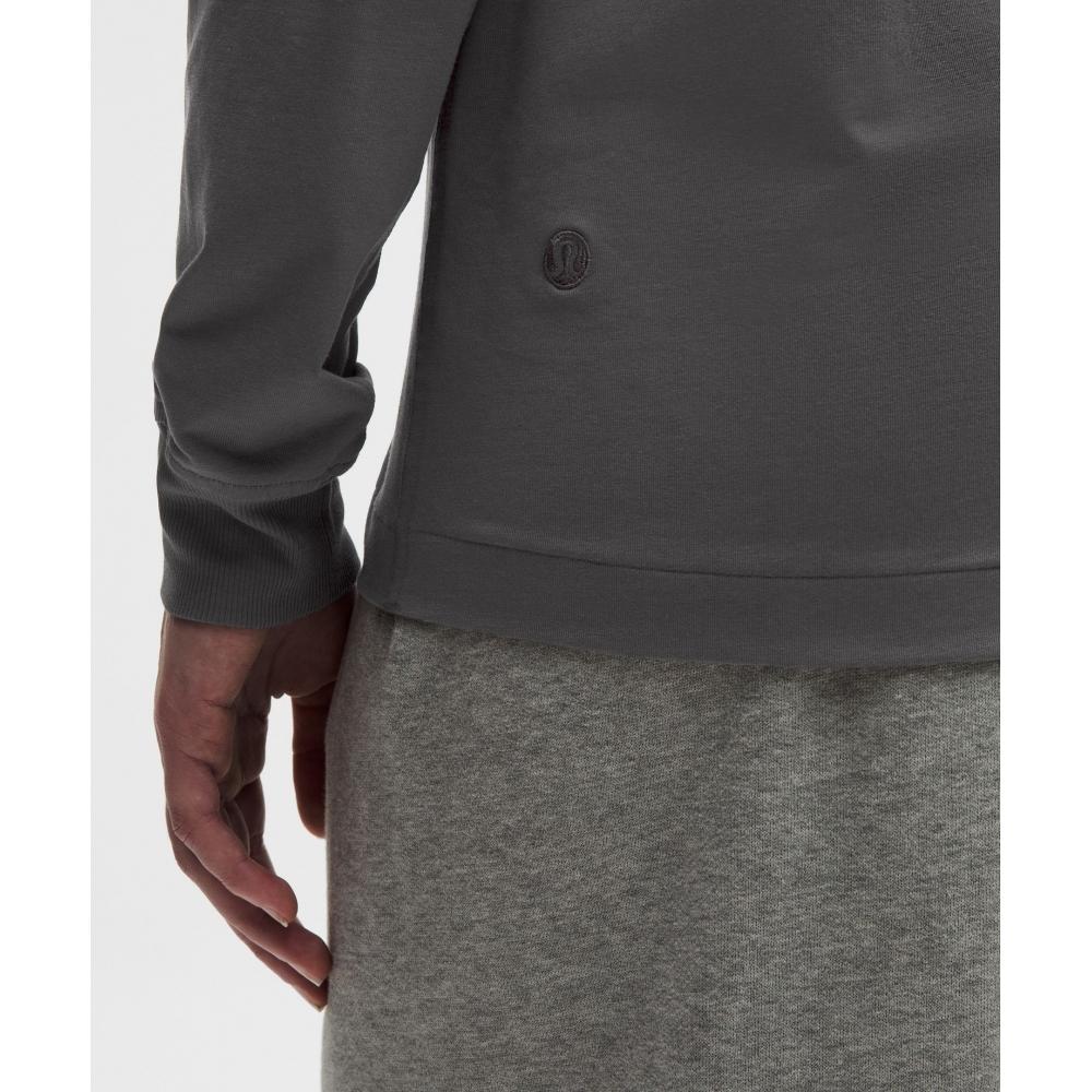Lululemon All Yours Organic Cotton Long Sleeve Shirt Onyx Grey