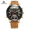 Montre Pour Homme Forsining Branded Stainless Steel Gold Noble Water Resistant Tourbillon Custom Mens Automatic Mechanical Watch