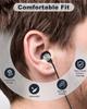 Hmusic 2025 Neckband Earphones, Bluetooth 5.4, 30+ Hours of Battery Life, IPX5 Waterproof, Multi-Point Headphones with Magnetic, Game Mode, Noise