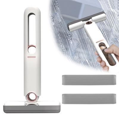 Portable Mini Squeeze Mop Home Kitchen Car Cleaning Mop Desk Cleaner Glass Sponge Cleaning Mop Household Cleaning Tools