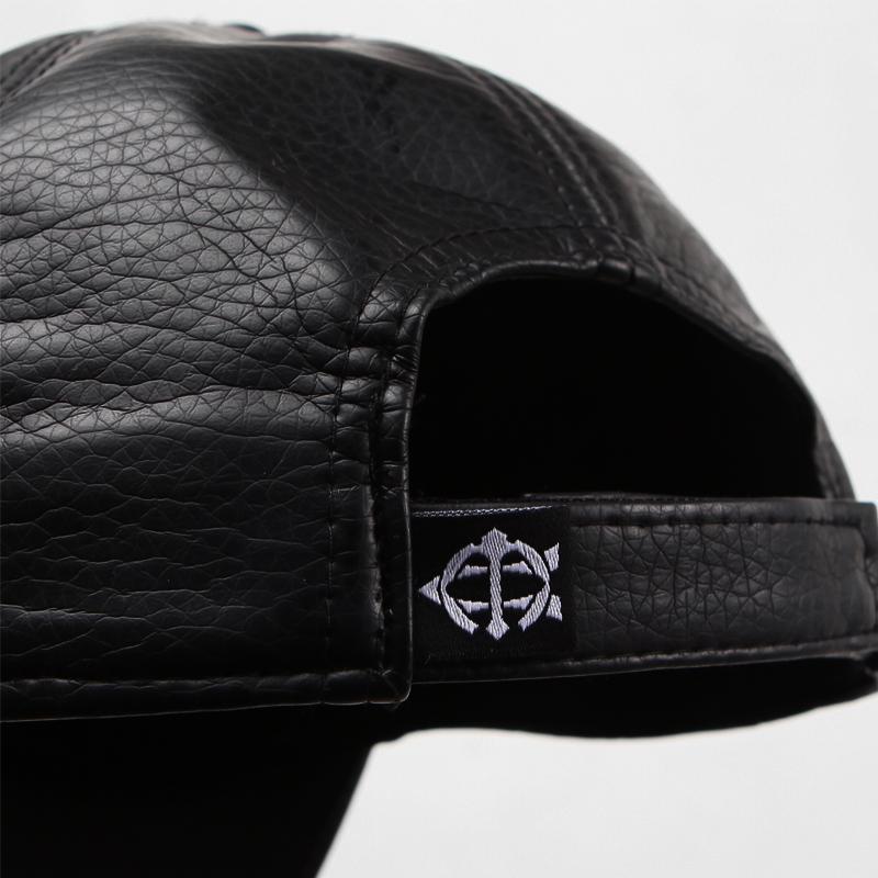 EIGHTVOLUME Ev Plain Leather Cap