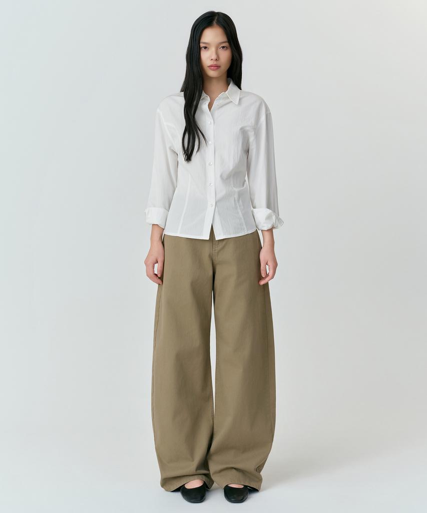 MUSINSA STANDARD WOMAN Women'S Cotton Curved Pants (5 Colors) (Type A)