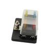 4 Way Blade Fuse Box with LED Indicator Fuse Block for Car Boat Marine Caravan 12V 24V