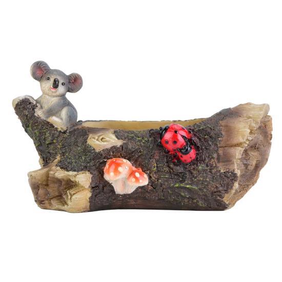 

1 шт. Смола Суккулент Контейнер для растений Цветочный горшок Плантатор Садовая Коала