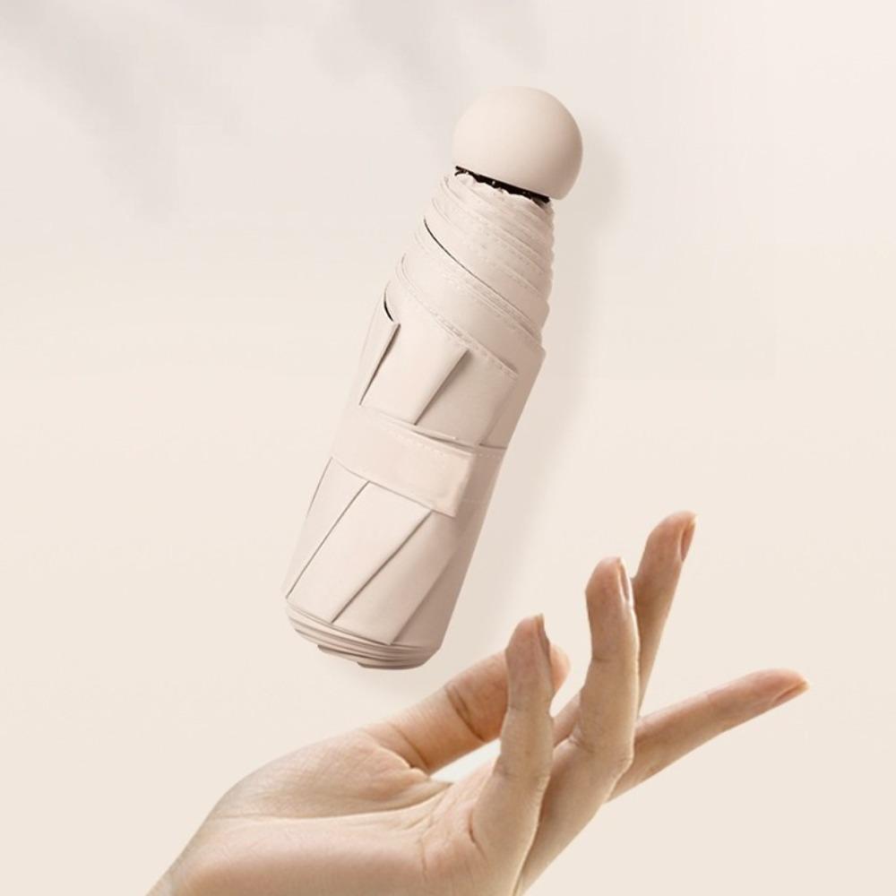 UPF50+ Sluneční Deštník Vinylové Cestovní Doplňky Nový Kapesní Slunečník pro Venkovní Použití