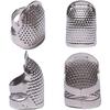 Vintage Adjustable Metal Finger Protector for Sewing & Quilting