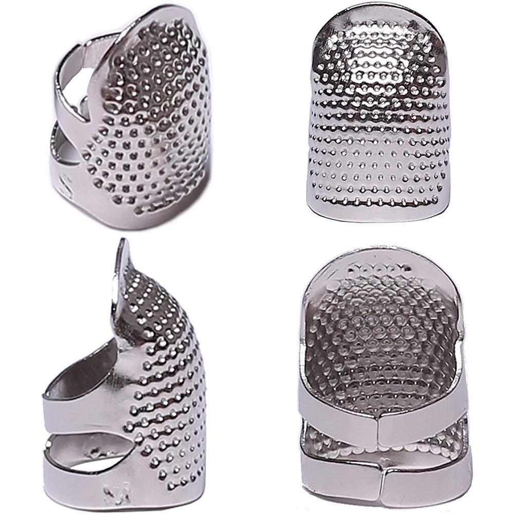 Vintage Adjustable Metal Finger Protector for Sewing & Quilting