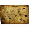 Pirate Treasure World Map Backdrop – Sailing Theme For Boy'S Kids Birthday Party, Photography Studio Decor Banner-Tapestry
