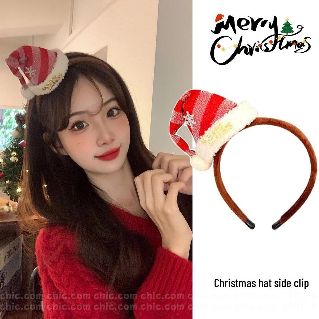 Christmas Red Bear Headband for Girls - Comfortable Party Accessory and Princess Decoration