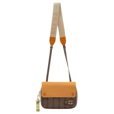 Li Ning Anti-Five Grass And Wood Series Sports Casual Logo Adjustable Shoulder Strap Polyester Crossbody Shoulder Bag Unisex Shoulder Bag ABDS365-2