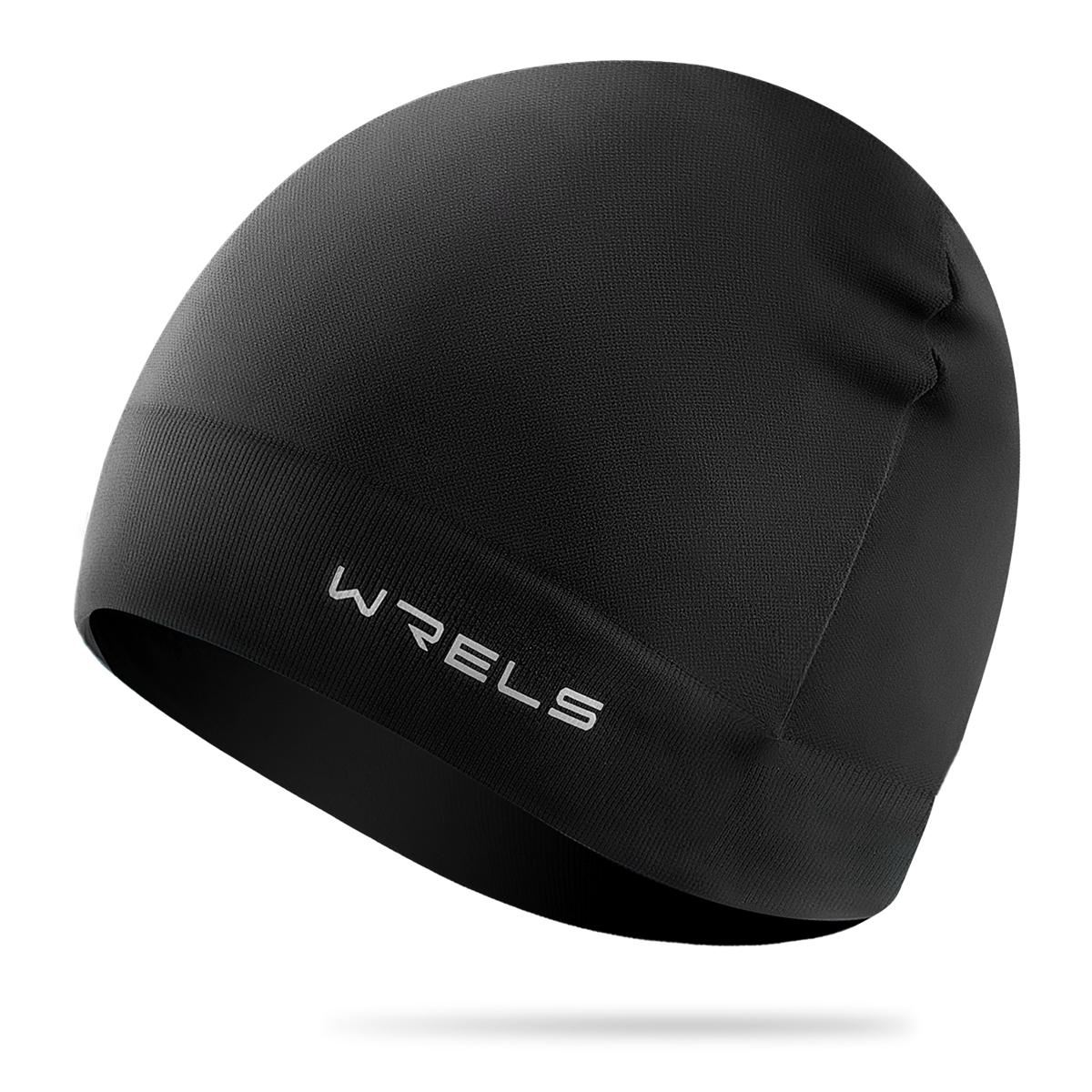 

WRELS 1pc Running Sports Hat for Men and Wmen Soft Elastic Fitness Hiking Windproof Hat чёрный