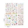 6 Sheets/Set Korean Version Cartoon Transparent PVC Stickers Cute Animal Kawaii Self Adhesive Kids DIY Scrapbooking Sticker