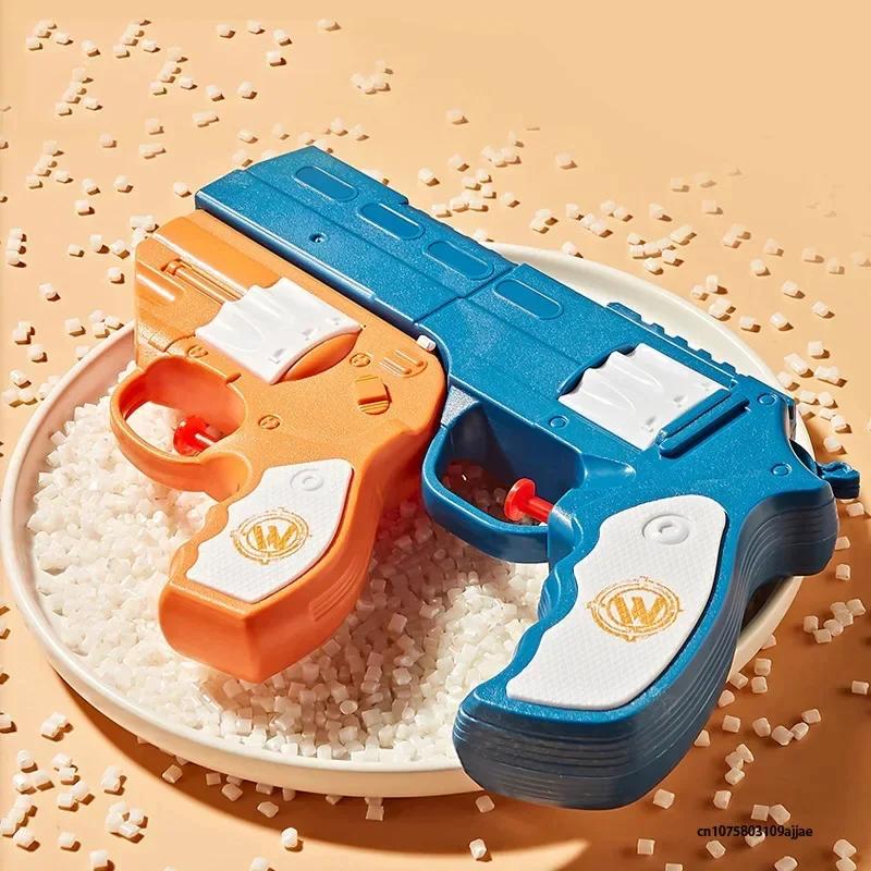 Children Toys Water Gun New 2-in-1 Sports 3D Mini Parent-child Stress Reliever Toy Summer Beach Pool Swimming Toy for Kids