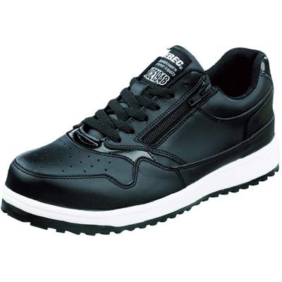 Safety Shoes Work Shoes 85118 Safety Shoes Lightweight Zipper Black [Xebec] Anti-Slip 26.5cm