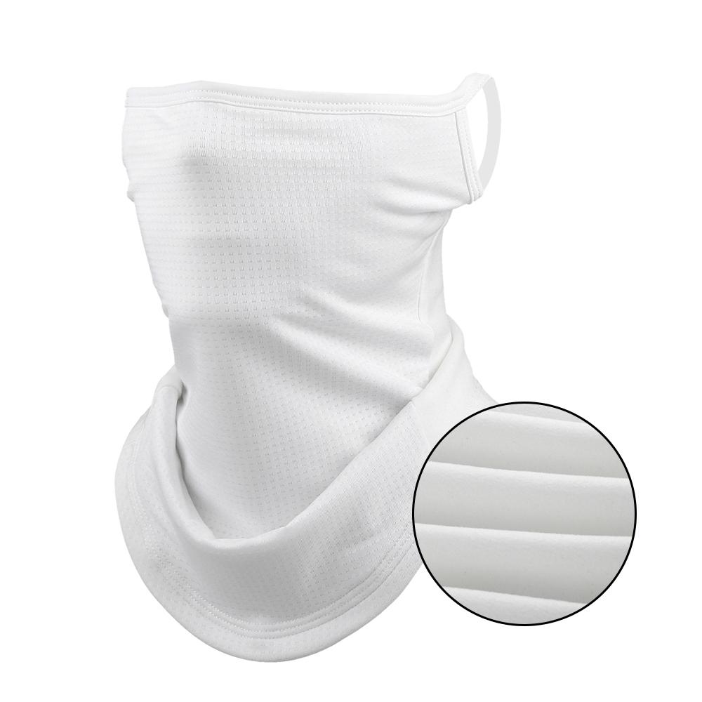 Men Summer Sports Black Mesh Ice Silk Bandana Running Tube Scarf Hiking Ski Fishing Hunting Cycling Snowboard Soft Scarves Women