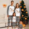 Halloween Tag Drucke Familie Passend Langarm Tops+Hosen Set Familie Passende Sets
