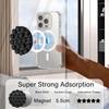 Strong Magnetic Hands Free Silicone Suction Cup Phone Grip Holder for Magsafe Universal Selfies Videos Mac Safe Lazy Mount Stand