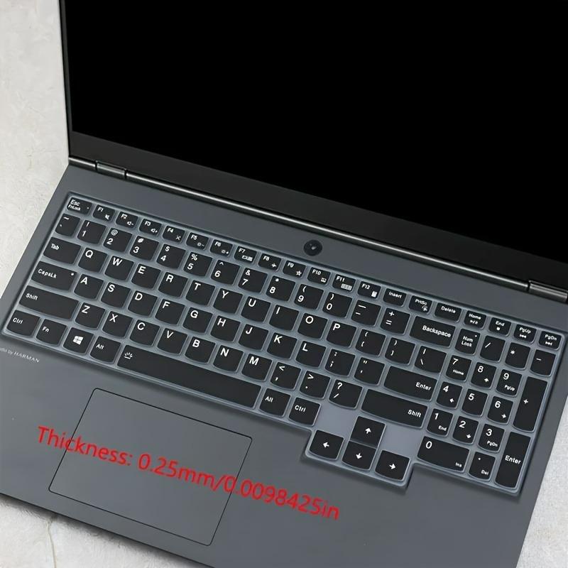 Silicone Keyboard Cover 15.6-inch Laptop Keyboard Protector Case Ultra-Thin, Suitable for Lenovo Legion R7000 R7000P Y7000 Y7000P R9000 Y9000P