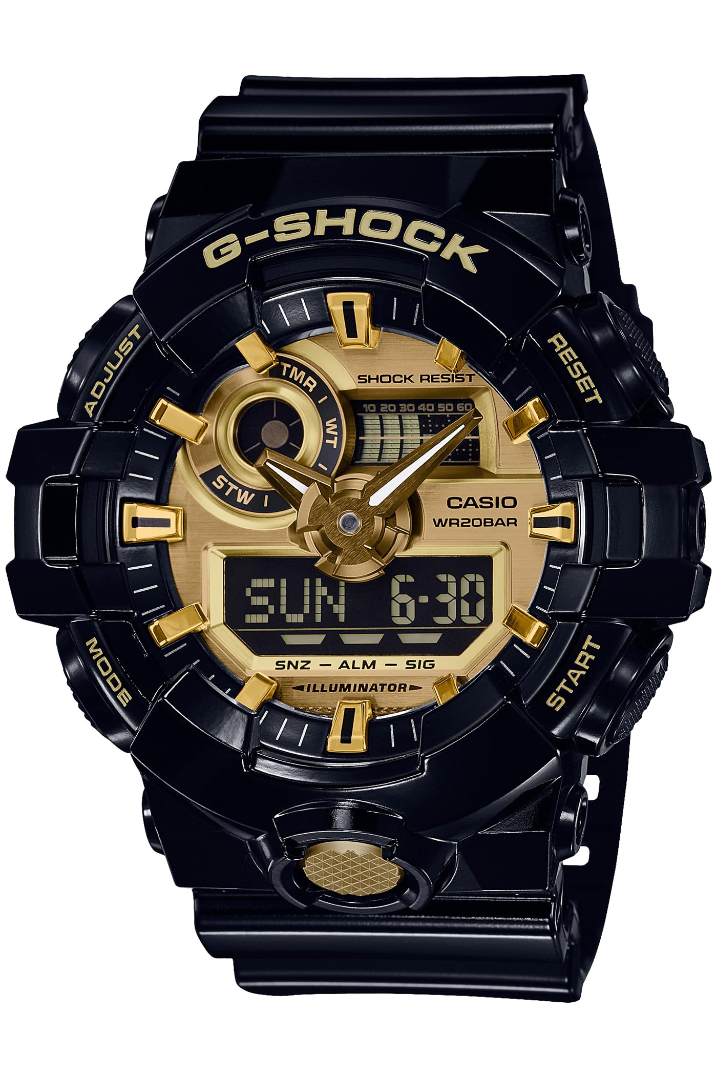

Casio Черные часы G-Shock GA-710GB-1AJF Мужские