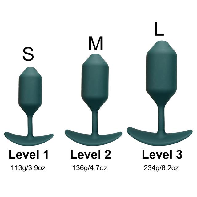 Anal Training S/m/l Steel Ball Built-In Butt Plug Dildos for Men Buttplug Male Prostate Massage Anus Dilatador Adult Supplies