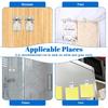 30 Pcs Adhesive Clips for Hanging, Self-Adhesive Clip Wall Tapestry Clips Sticky Clip Small Hanging Spring for Posters & Home Office Clear