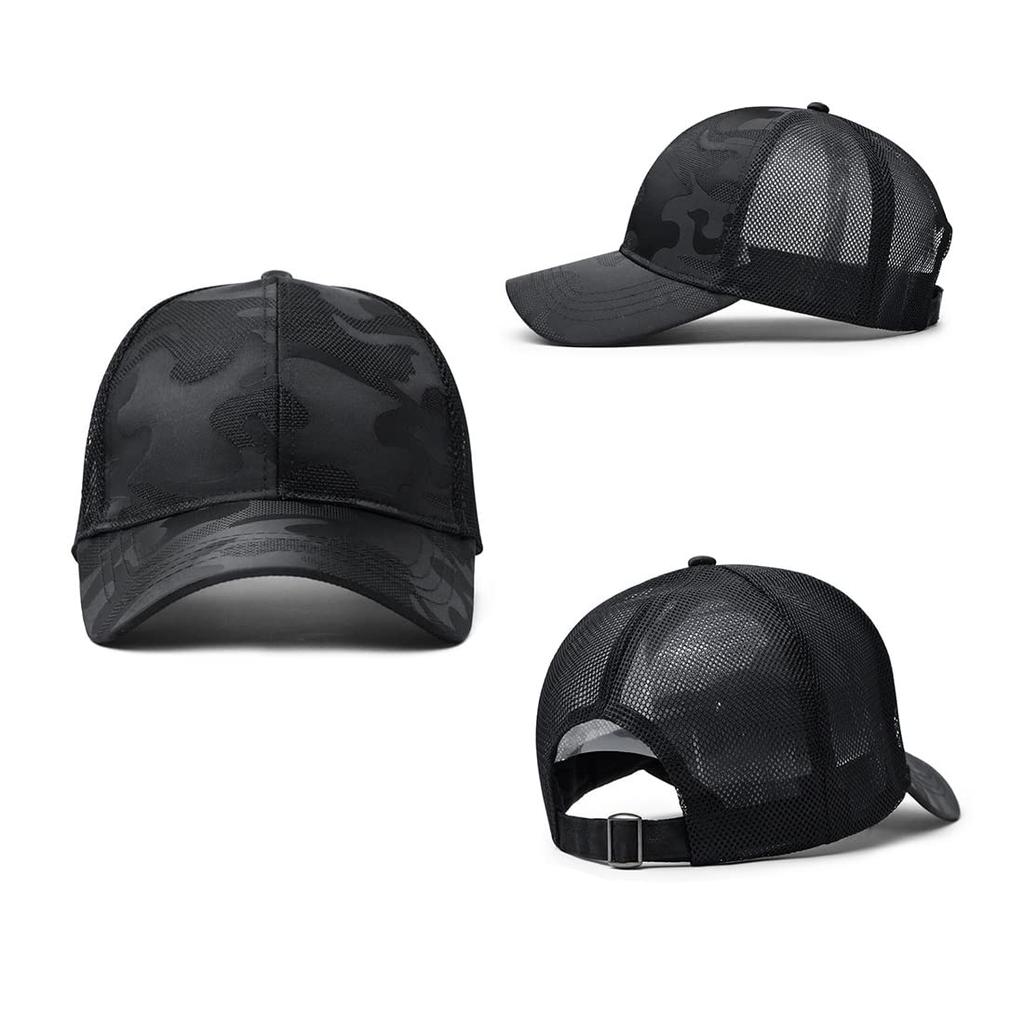 Mesh Baseball Quick Mountain Outdoor Hat [AXIAO] Men's Cap, Cap, Drying, Climbing, Fishing, Golf, Driving, Running, (Creamy White)
