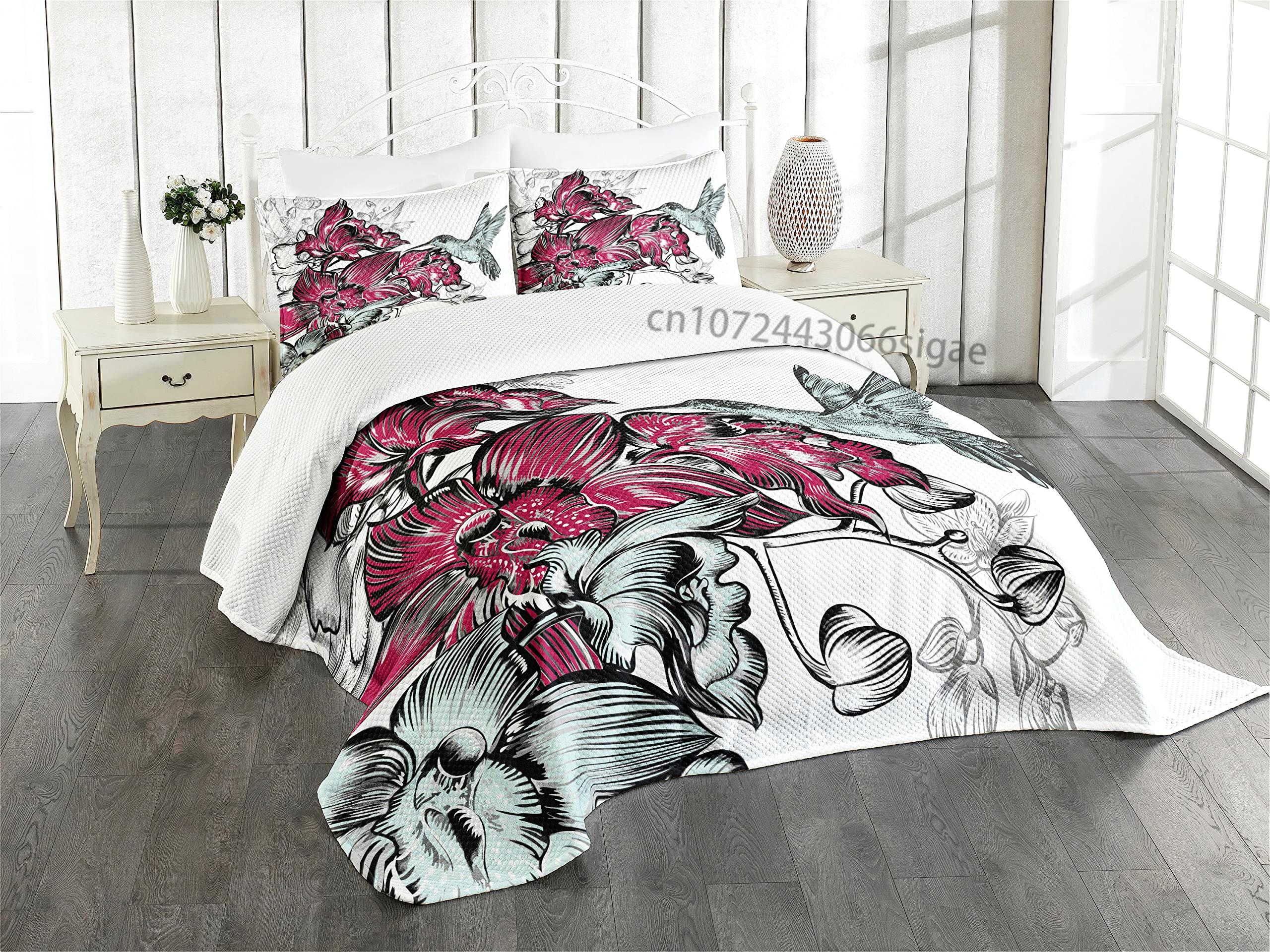 

Watercolor Hummingbird Duvet Cover Set, Decorative 3 Piece Bedding Set With 2 Pillow Shams, Full King Queen Size, Bedroom Decor EU single(135x200cm)