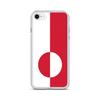Coque Téléphone – Drapeau Du Groenland – Compatible iPhone 8 – Étui Souple – Résistant Et Antichoc - Silicone - Pixelforma