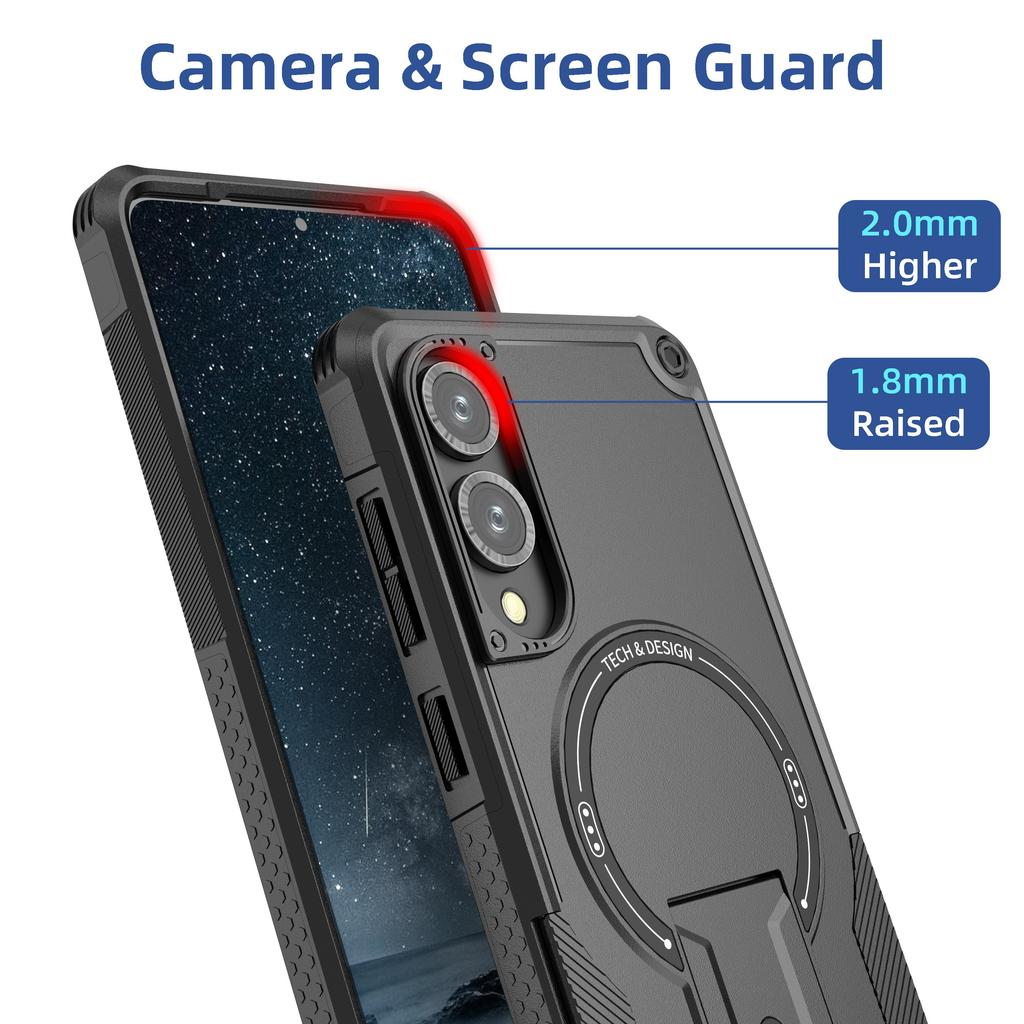 Durable Armor Case Accessories for Samsung Galaxy S25 Edge S24 Ultra Plus A56 A16 5G A36 A26 A55 A35 A15 A54 A14 Srong Cover