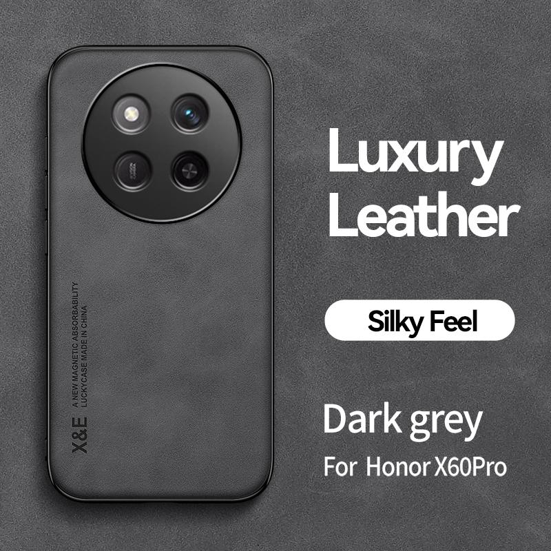 Magnetic Suede Leather Case For Honor Magic7 Lite Magic7Lite 5G Shockproof Matte Silicone Soft Case Cover