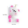 1Pair Cute Resin Bear Couple Magnetic Keychain Cartoon Animal Doll Bag Pendant Kawaii Key Chains Gifts Lovers Ornaments