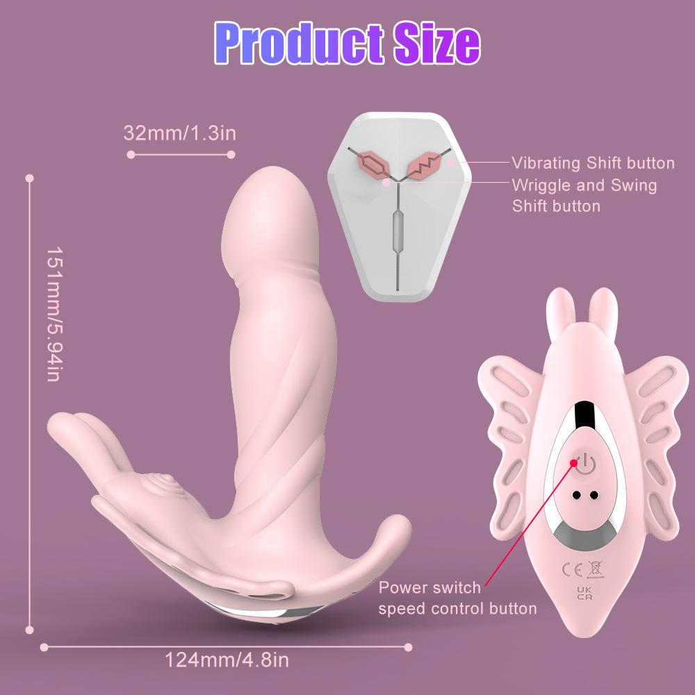Remote Dildo Vibrators Panties for Women Butterfly Wearable Clitoris Stimulator Female Masturbator Vagina Massager Couples Erotic Toy