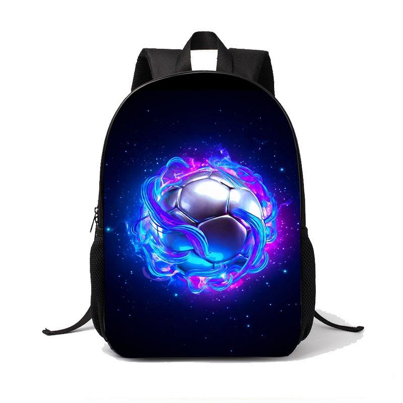 New Football Primary School Student Backpack 1-3 Grades Reduced Burden Backpack Fashion Trend Backpack for Boys and Girls