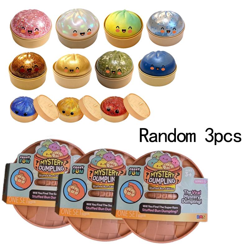Steamed Dumpling Squeezable Toys Les Soft Squishy Sensory Decompression Accessory Realistic Sensory Toy for Stress Relief