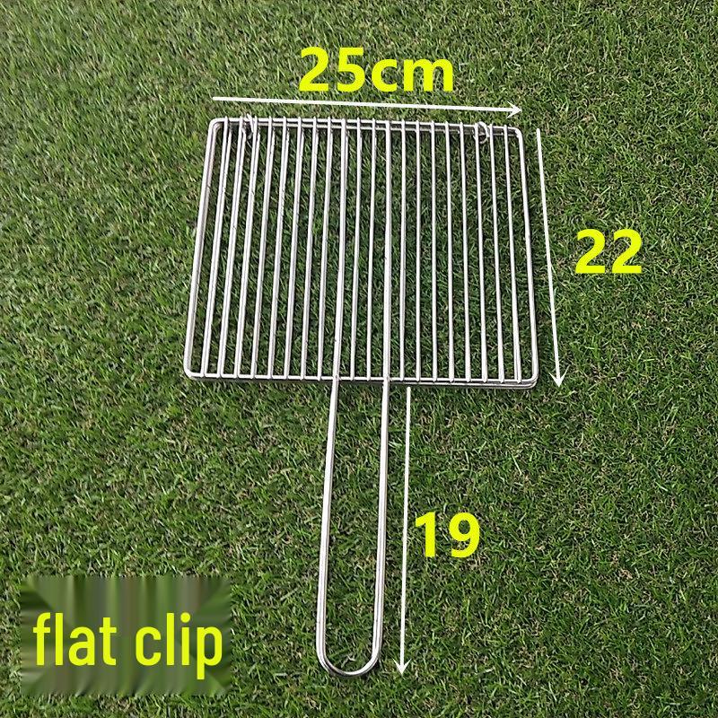 Stainless Steel Round BBQ Fish Grill Basket