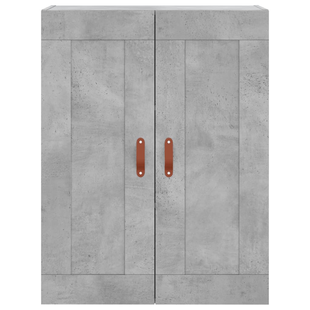Highboard Concrete Grey 69.5 x 34 x 180 cm Engineered Wood