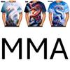 Maglietta Dragon Muay Thai Kick Boxing Stampa 3D Vintage Allenamento Protezione UV Asciugatura Rapida Uomo Donna Unisex Manica Corta Girocollo MMA Arti Marziali Miste