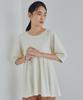 Tunic Blouse with Back Zipper [BIS] Women's Off-the-Shoulder (15)
