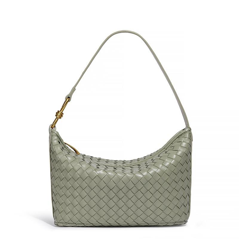 

Handwoven Fashion Shoulder Bag Casual Exquisite Lunch Box Bag Trendy Underarm Handheld Women s Bag Medium 25*9*17cm