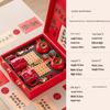 Luxury Bride & Groom Gift Set: Elegant Wooden Box with Couple Cups – Perfect Wedding or Engagement Souvenir for Best Friends.