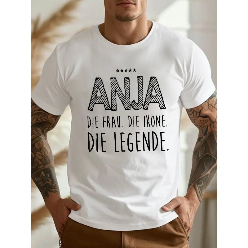 

Мужская футболка ANJA с эффектом мятости, больших размеров S