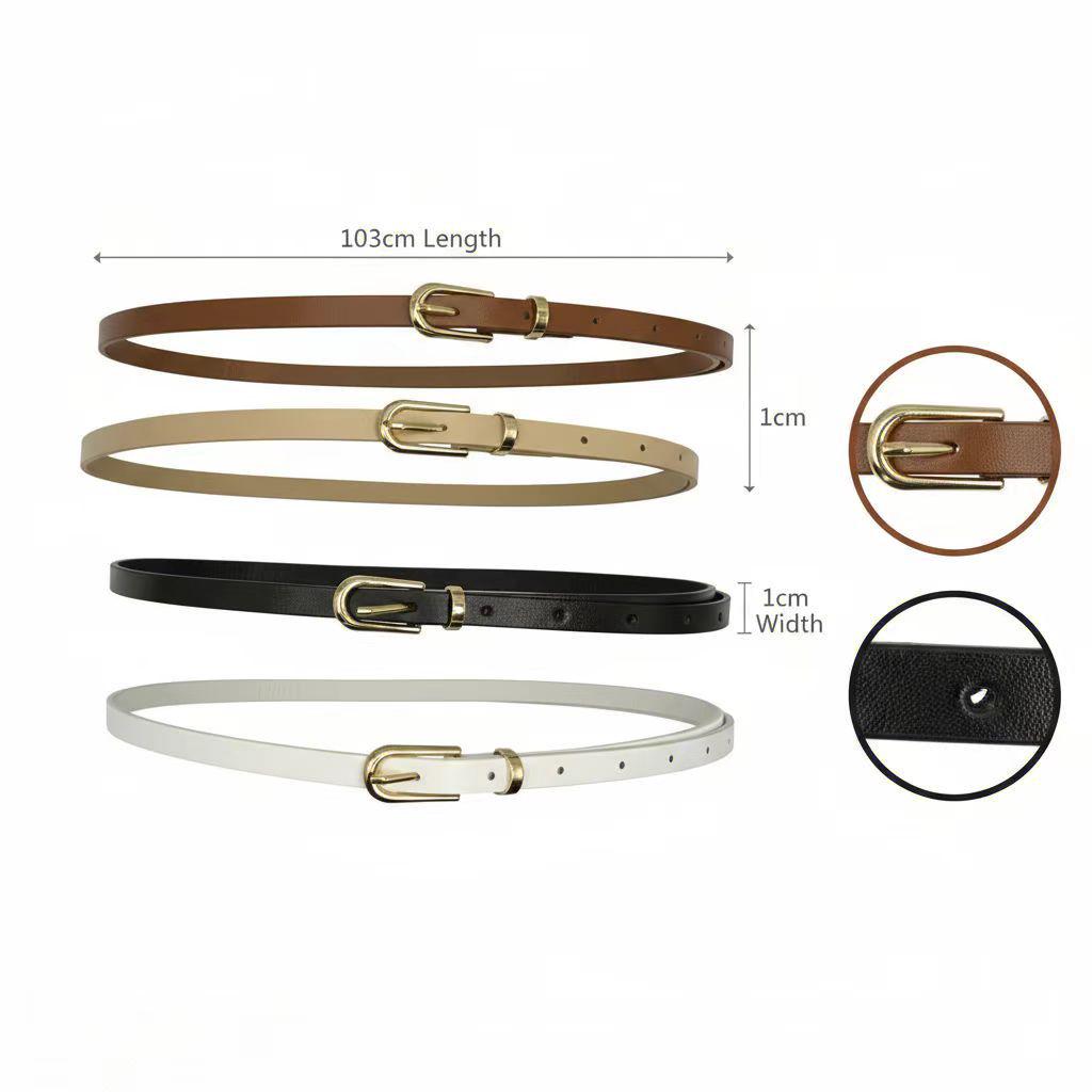Women's Versatile Korean Style Jeans Belt - Spring/Summer Fashion Accessory