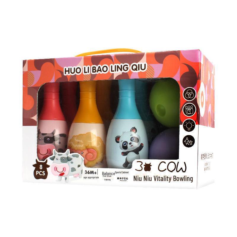 Children's Cross-Border Bowling Toys for Outdoor & Indoor Play - Interactive Sports Game for Boys & Girls