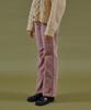 PINBLACK Pastel Corduroy Slim Bootcut Pants Pink
