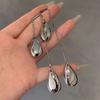 Exaggerated Metal Water Drop Earrings For Women Fashion Gold Color  Long Tassel Asymmetric Pendant Earrings Jewelry Accessories