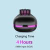 1 Wireless Hair Straightener Comb Heats Up Quickly Portable and Lightweight with Type-C Charging Port Anti-burn Design Charge Via USB