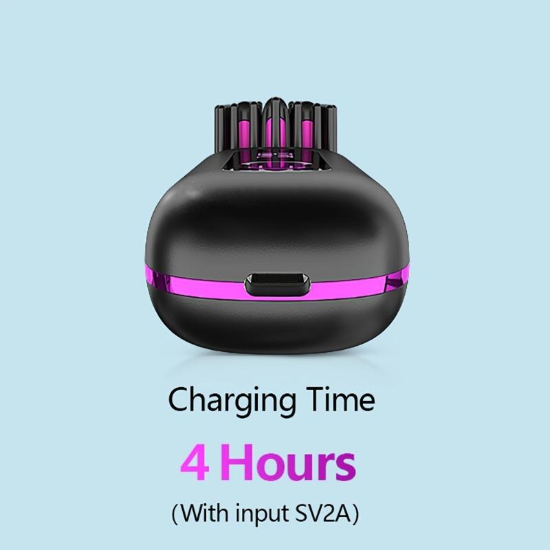 1 Wireless Hair Straightener Comb Heats Up Quickly Portable and Lightweight with Type-C Charging Port Anti-burn Design Charge Via USB