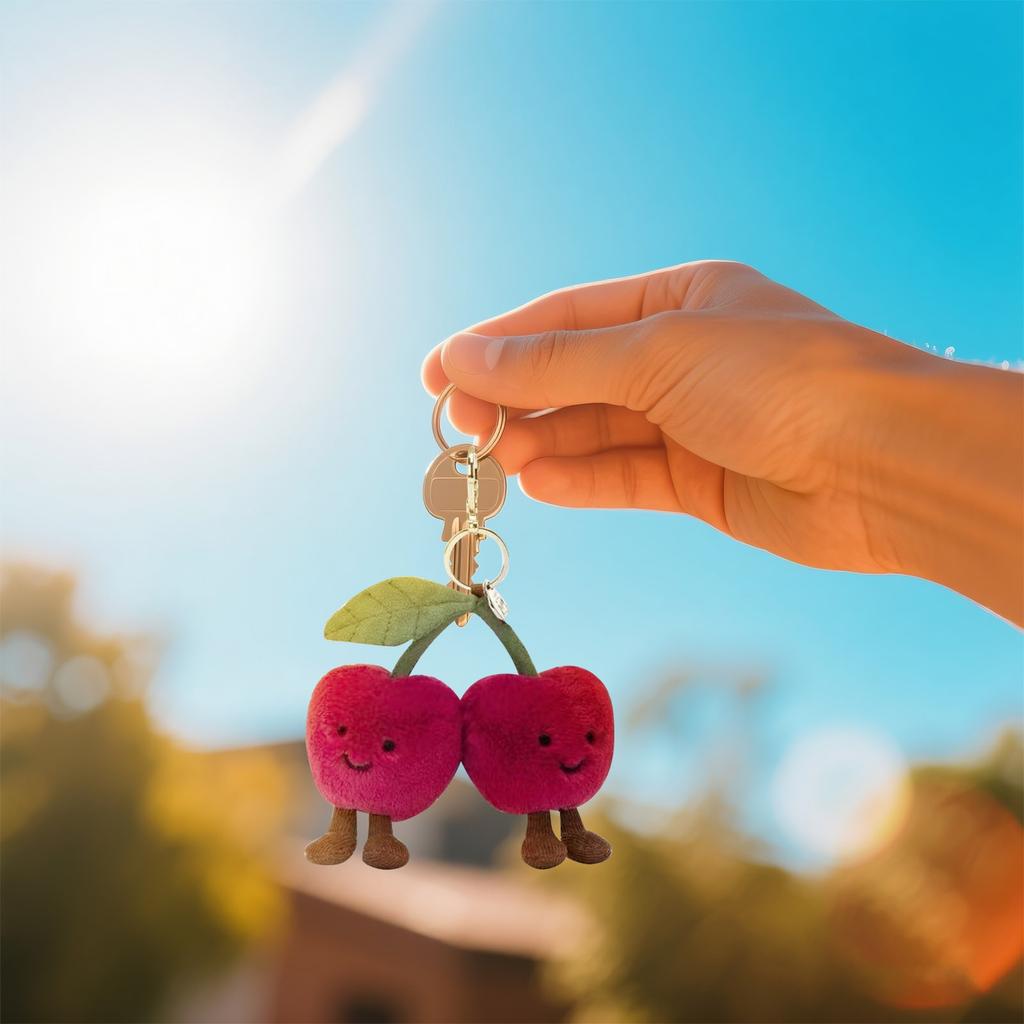 Cute Fruit Plush Doll Pendant